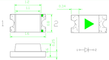 0603 Amber SMD LED