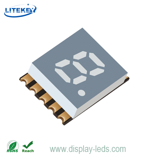 0.2 Inch Single Digit 7 Segment Ultra Thin SMD Display